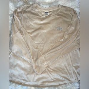 ✨PINK Velour Crewneck Sweatshirt✨